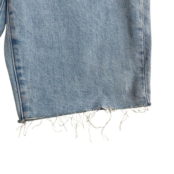 J Brand Light Blue Gigi Wash Relaxed Bermuda Denim Shorts Size 27 NWT - Picture 7 of 15